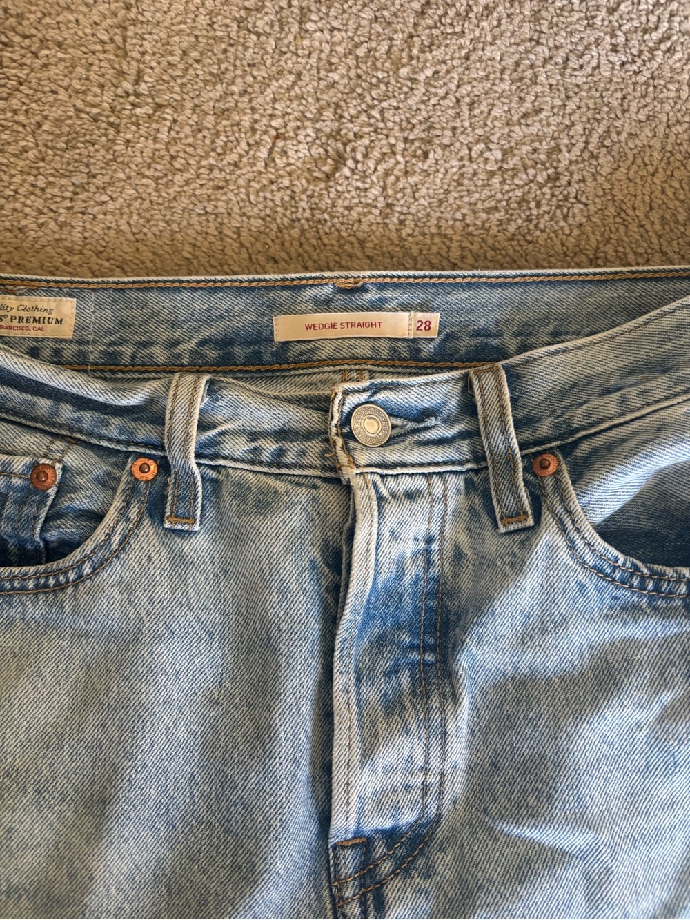 Women’s Light Blue Wedgie Straight Jeans